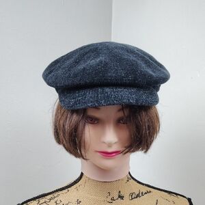 Target Classic Women’s Black Knitted Hat Newsboy Cap One Size Fits All